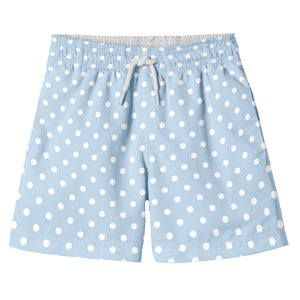 STELLA COVE | polka dot light blue shorts