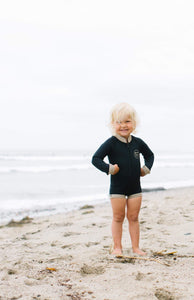 Kid's Natural Rubber Wetsuit in Long Sleeve Spring Suit