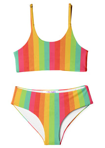 Stella Cove | Mellow Rainbow Tank Bikini