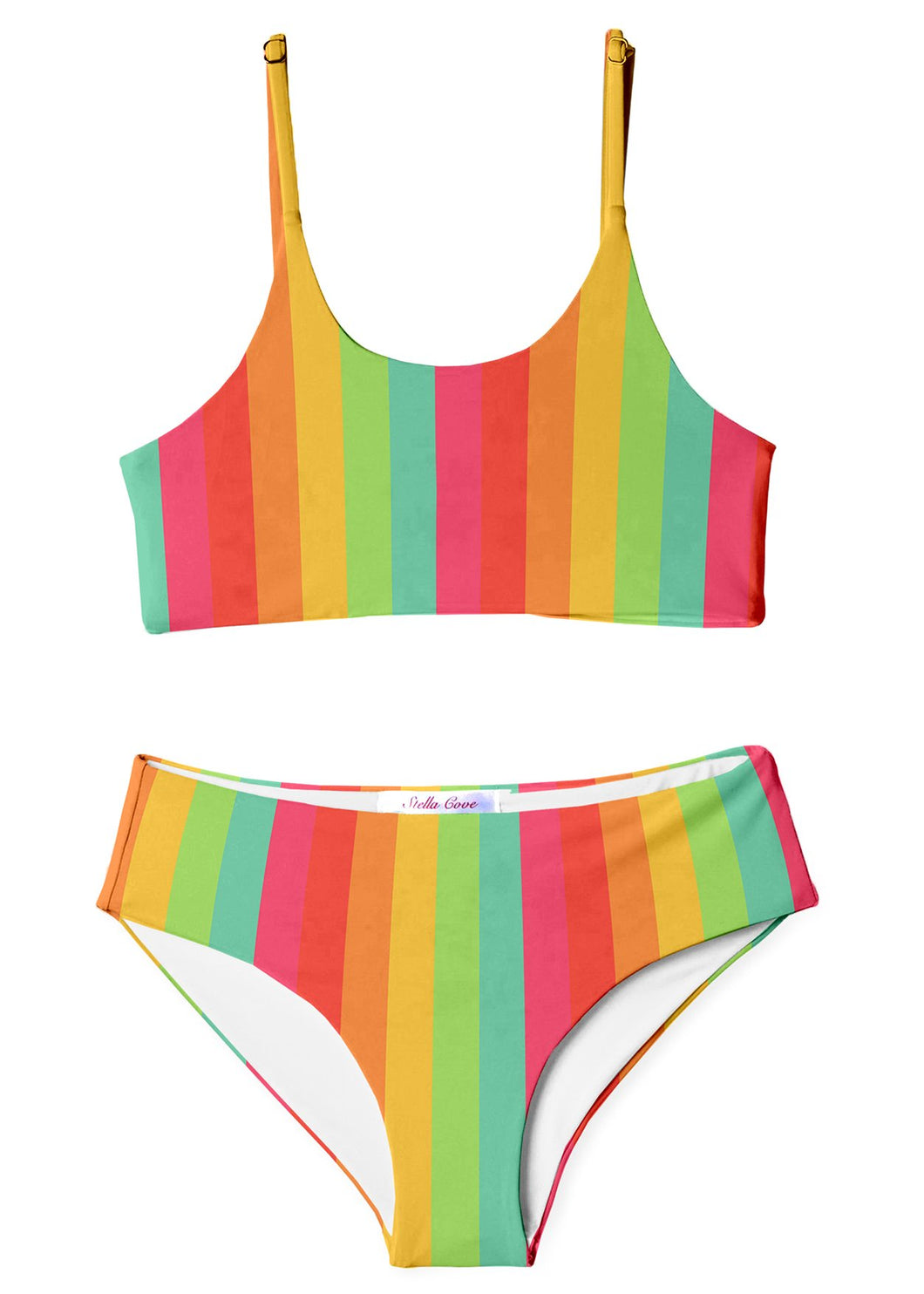 Stella Cove | Mellow Rainbow Tank Bikini
