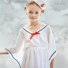 Sailor Cover-Up Poncho